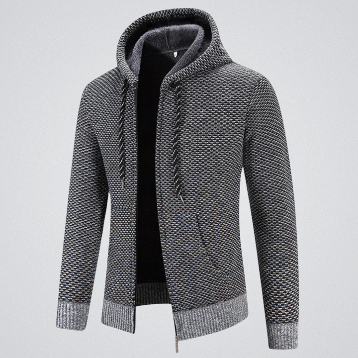 Moso Bestseller Men’s Premium Hooded Knit Jacket