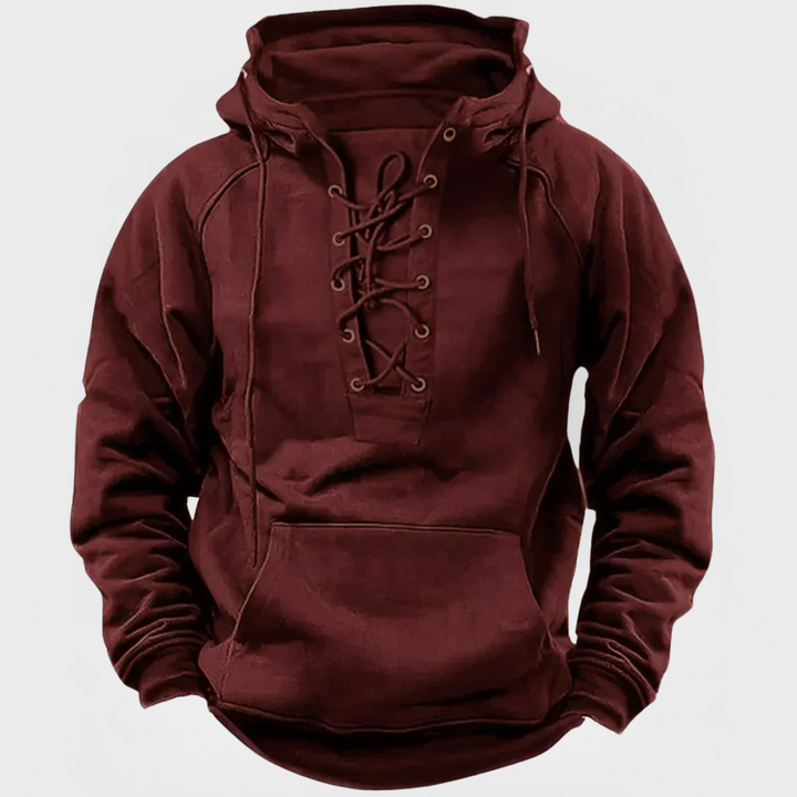 Pete | Heritage Lace-Up Hoodie