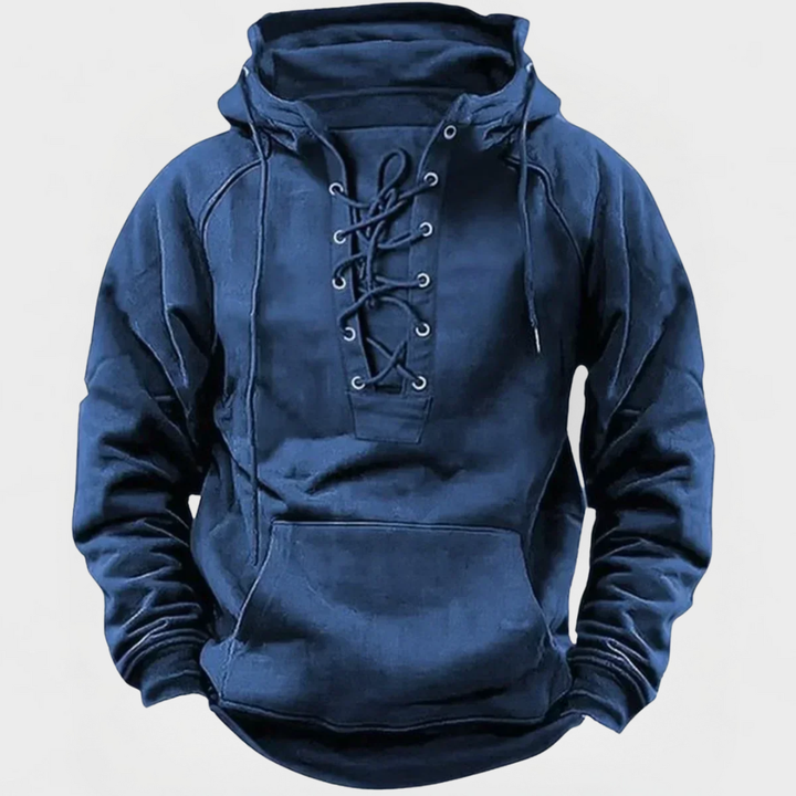 Pete | Heritage Lace-Up Hoodie