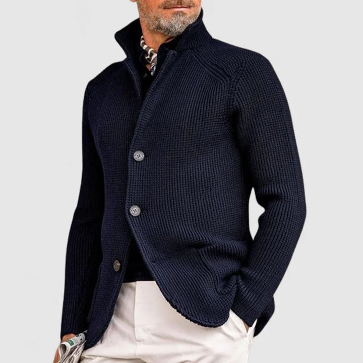 Paul Men’s Textured Knit Button Cardigan