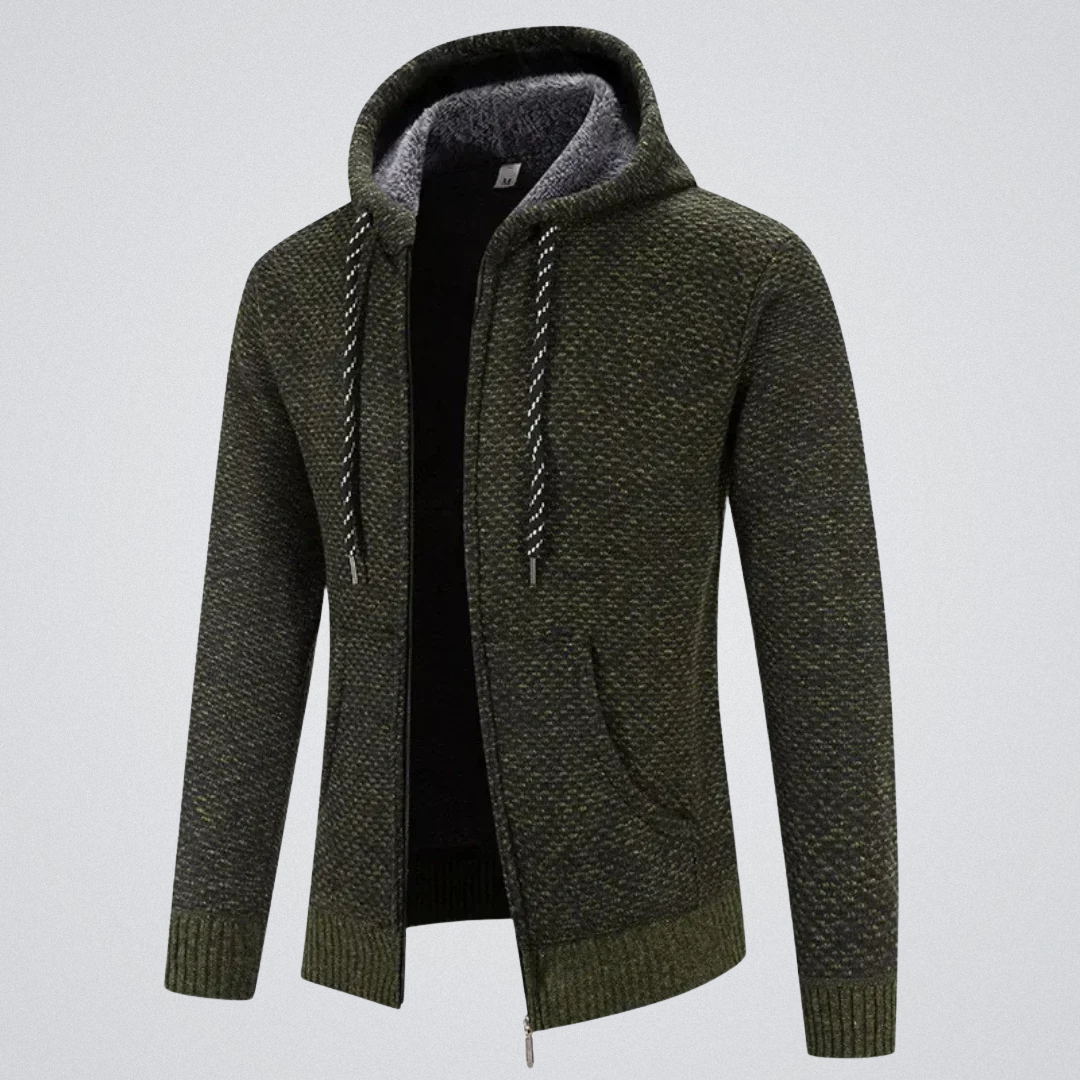 Moso Bestseller Men’s Premium Hooded Knit Jacket