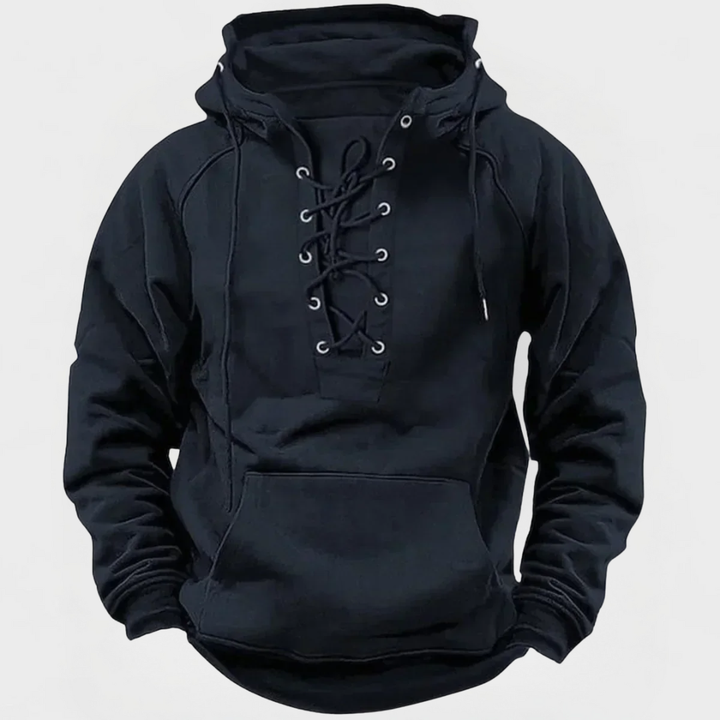 Pete | Heritage Lace-Up Hoodie