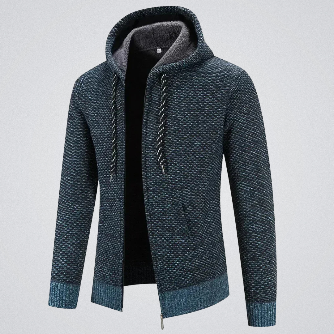 Moso Bestseller Men’s Premium Hooded Knit Jacket