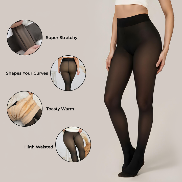 Daisy Fleece Lined Tights