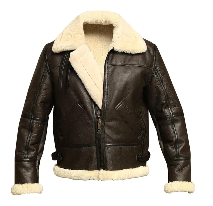 Alora Leather Bomber Jacket