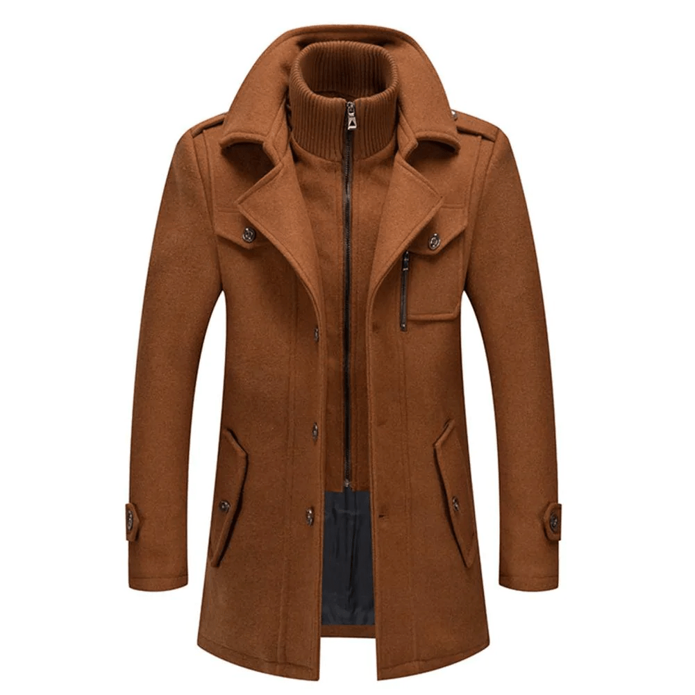 Urban Commander Wool-Blend Coat