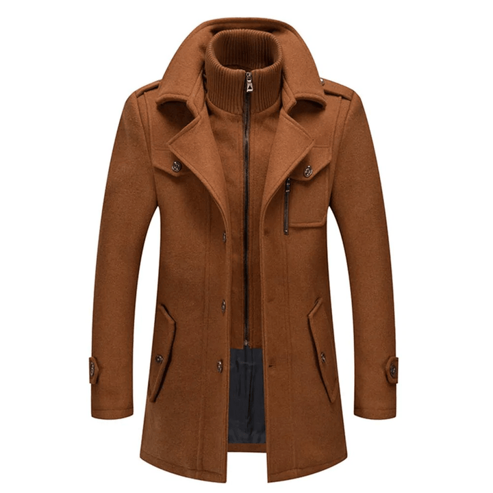 Urban Commander Wool-Blend Coat