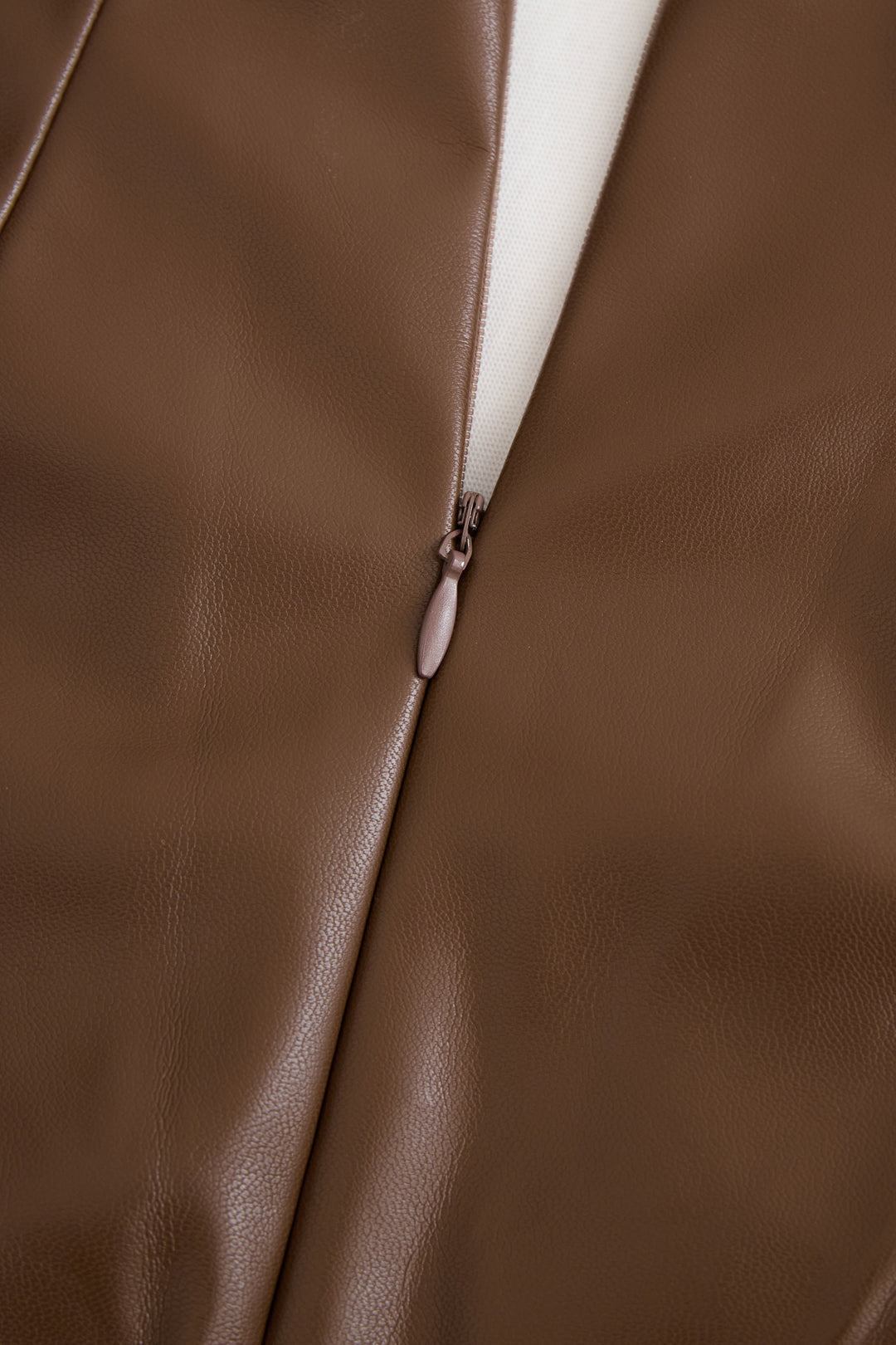 Alora Black Faux Leather Bodycon Dress