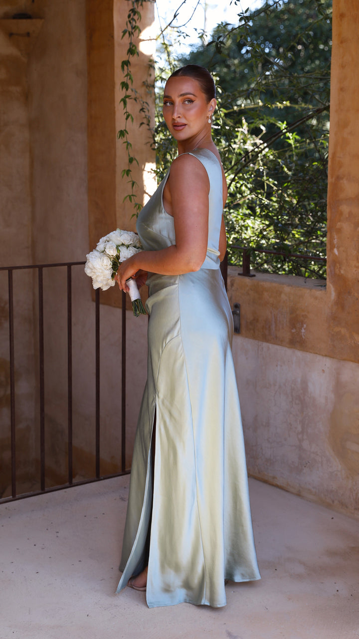 Elena Maxi Dress - Sage