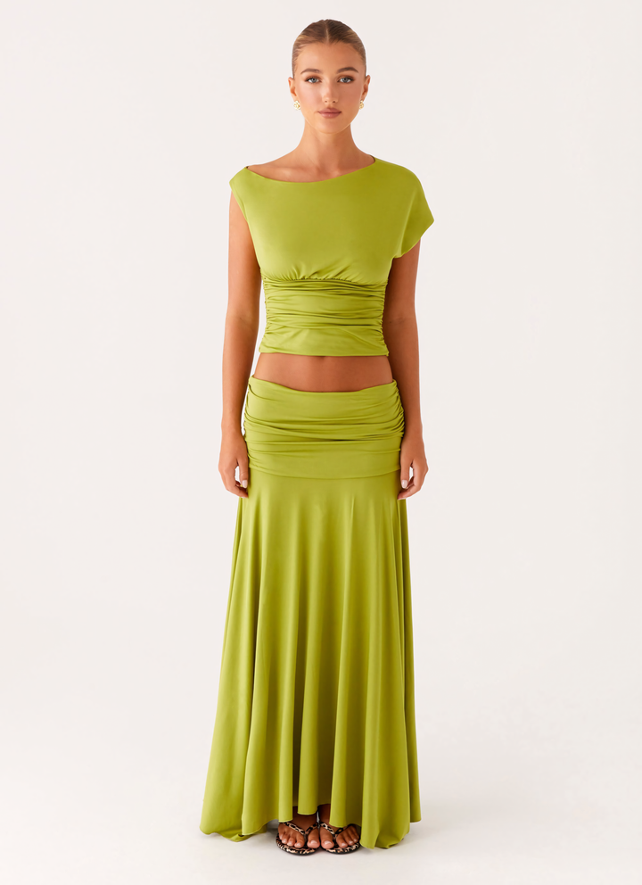 Diana Ruched Maxi Set