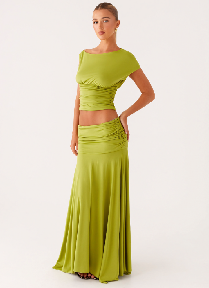 Diana Ruched Maxi Set