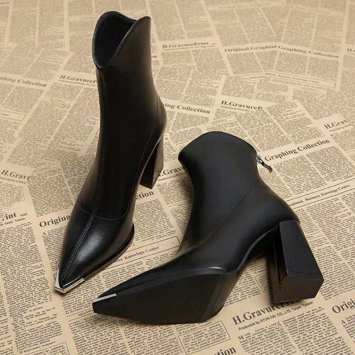 NORA™ - Chrome Tip Chelsea Boots