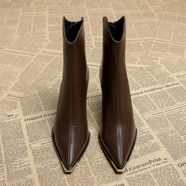 NORA™ - Chrome Tip Chelsea Boots