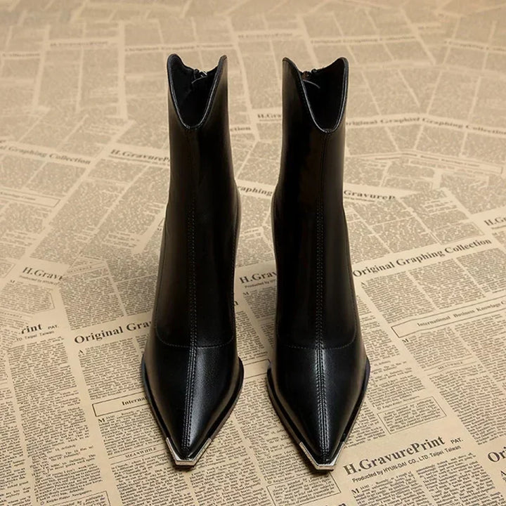 NORA™ - Chrome Tip Chelsea Boots
