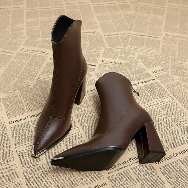 NORA™ - Chrome Tip Chelsea Boots
