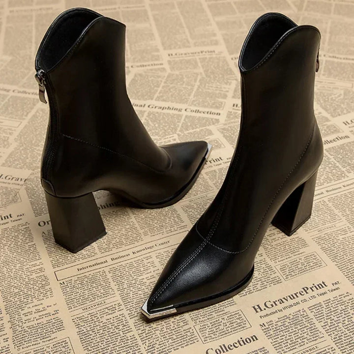 NORA™ - Chrome Tip Chelsea Boots