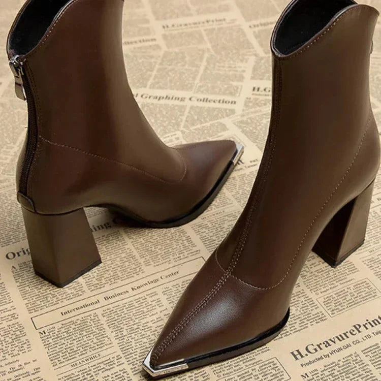 NORA™ - Chrome Tip Chelsea Boots