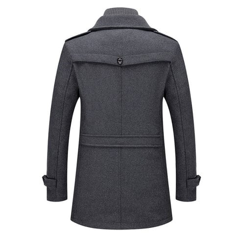 Urban Commander Wool-Blend Coat