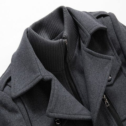Urban Commander Wool-Blend Coat