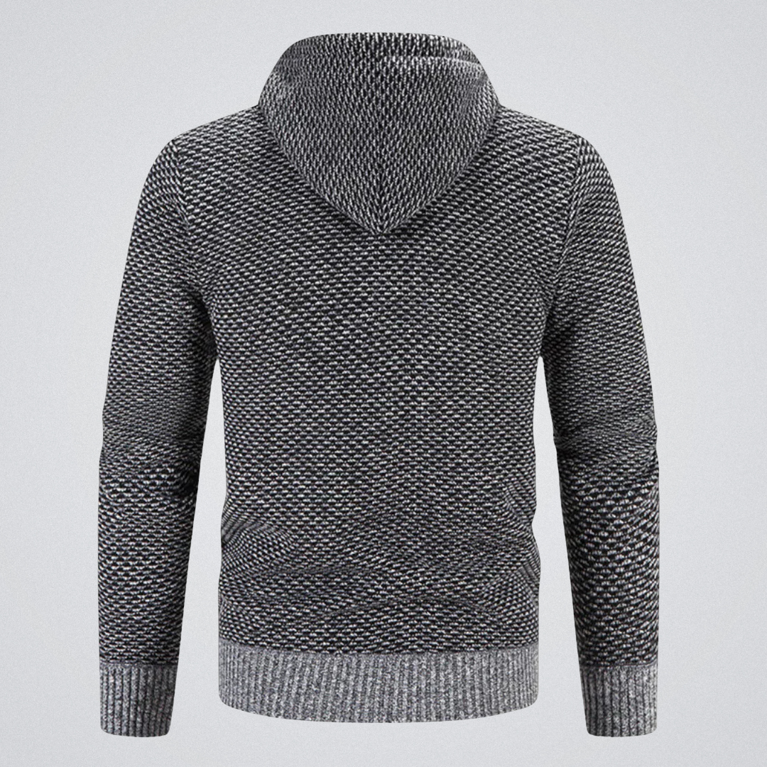 Moso Bestseller Men’s Premium Hooded Knit Jacket