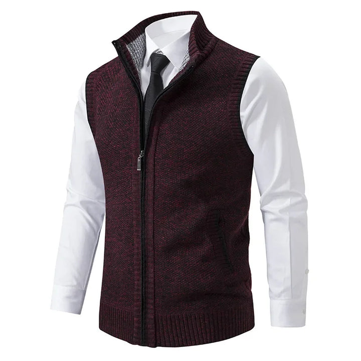 Men Sleeveless Cardigan