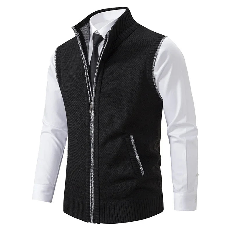 Men Sleeveless Cardigan