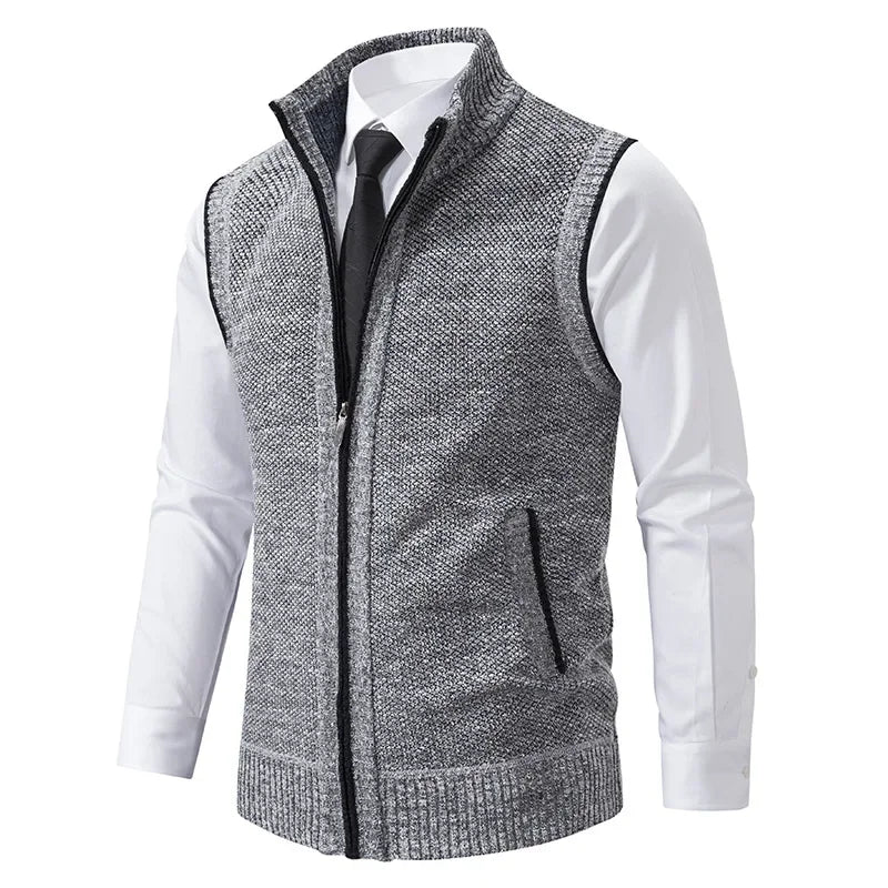 Men Sleeveless Cardigan