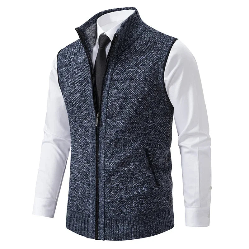 Men Sleeveless Cardigan
