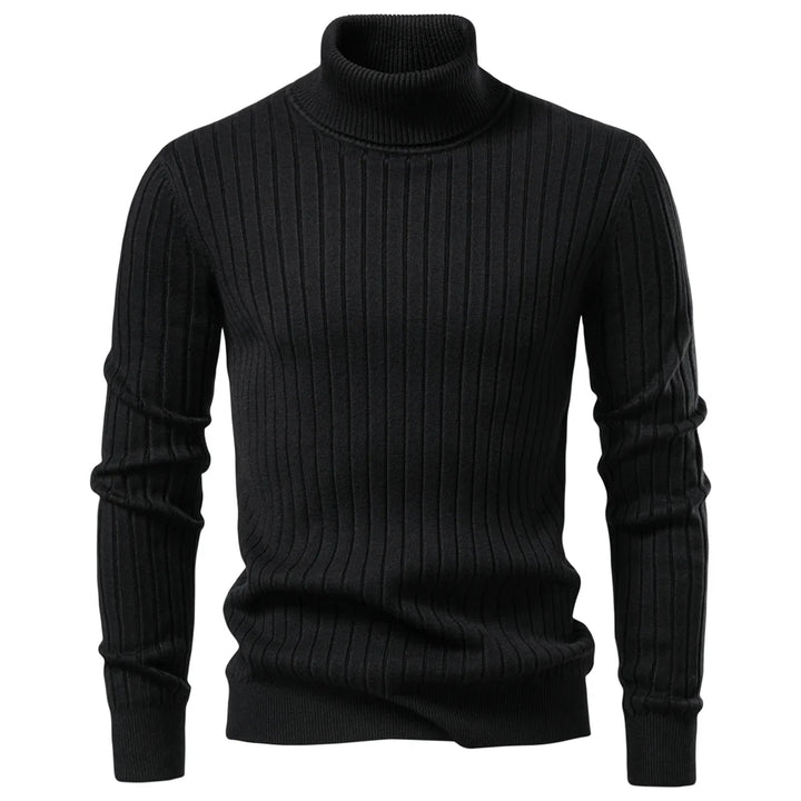 Hobson  Men's Turtleneck Sweater Solid Color.