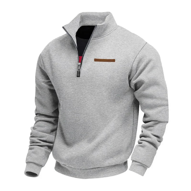 Men’s Classic Quarter-Zip Pullover Sweater