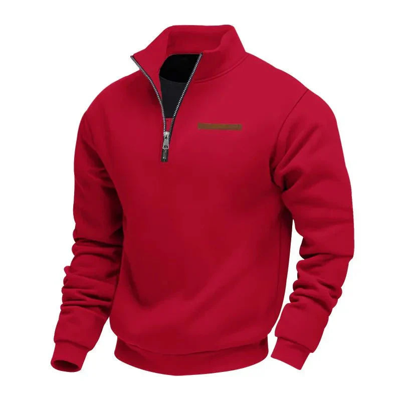 Men’s Classic Quarter-Zip Pullover Sweater
