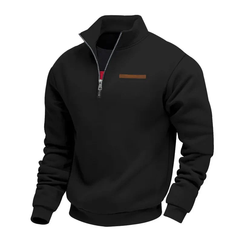 Men’s Classic Quarter-Zip Pullover Sweater