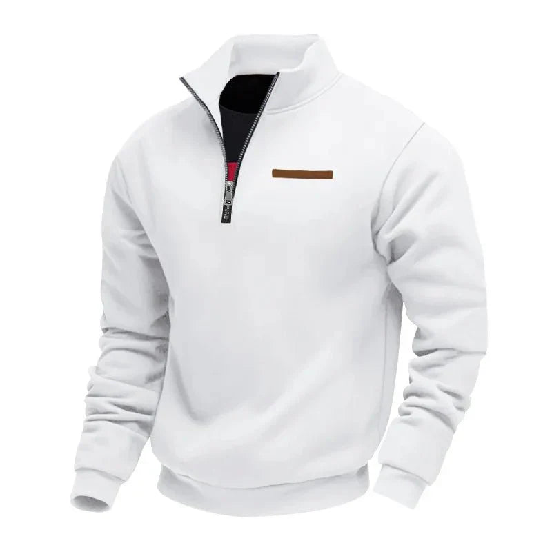 Men’s Classic Quarter-Zip Pullover Sweater