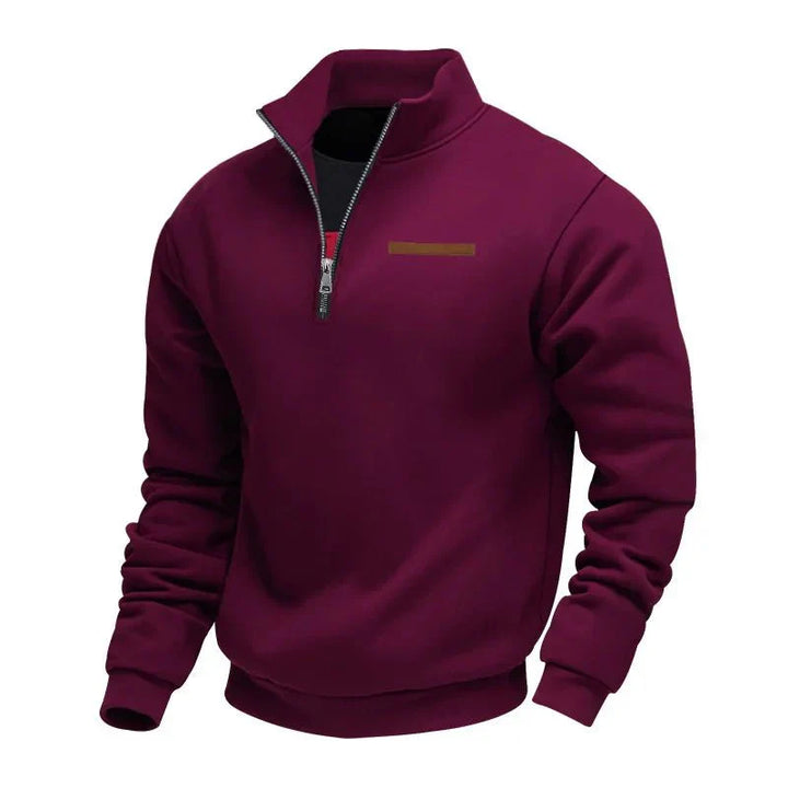 Men’s Classic Quarter-Zip Pullover Sweater