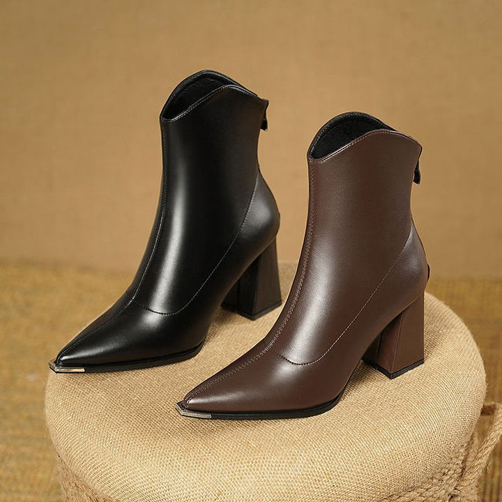 NORA™ - Chrome Tip Chelsea Boots