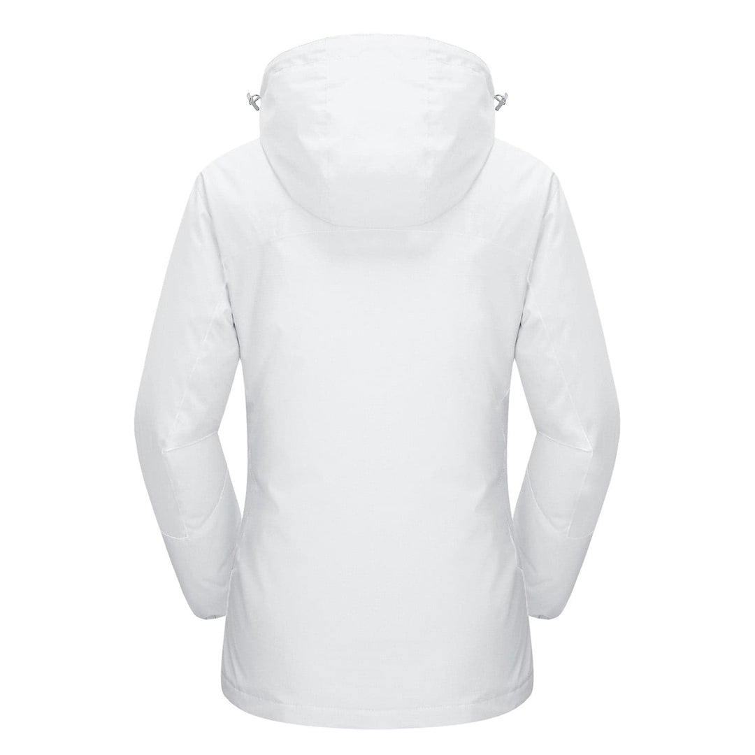 3-in-1 Waterproof Winter Coat, Fleece Lined,Two-Piece Suit, Hooded Ski & Hiking Jacket