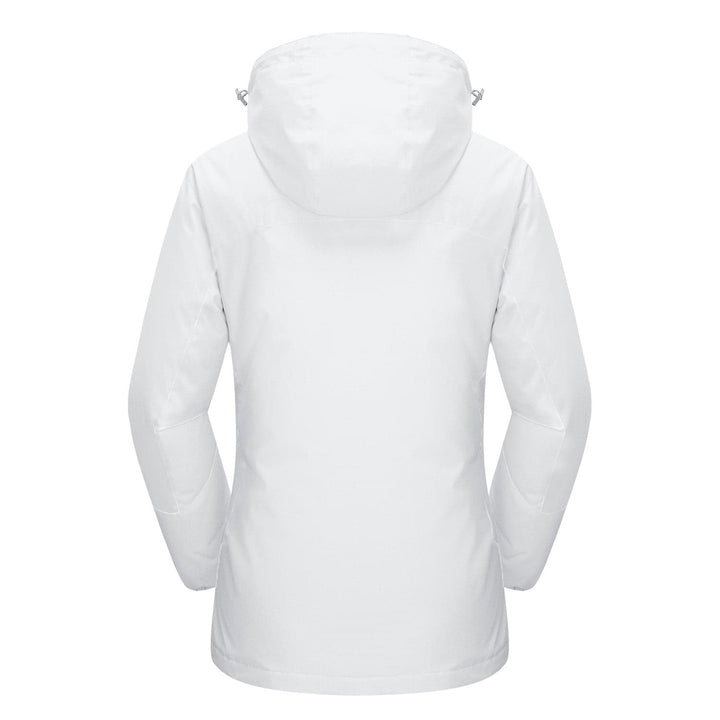 3-in-1 Waterproof Winter Coat, Fleece Lined,Two-Piece Suit, Hooded Ski & Hiking Jacket